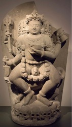 Mahakala (Buddhist Protector): (1 face - 4 hands)