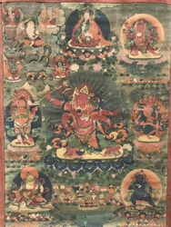 Jambhala (Buddhist Deity): Red (Trapa Ngonshe Lineage)