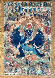 Vajrabhairava (Buddhist Deity): with consort