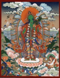 Tara (Buddhist Deity): Green