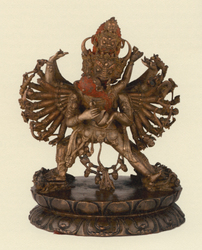 Vajrabhairava (Buddhist Deity): with consort