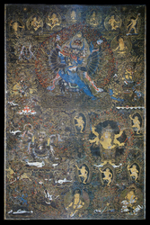 Vajrabhairava (Buddhist Deity): with consort