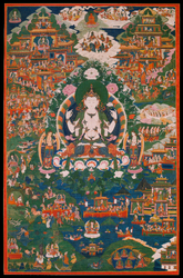 Avalokiteshvara (Bodhisattva & Buddhist Deity): Chaturbhuja (4 hands)