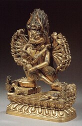 Vajrabhairava (Buddhist Deity): with consort