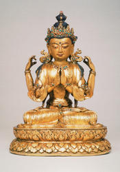 Avalokiteshvara (Bodhisattva & Buddhist Deity): Chaturbhuja (4 hands)