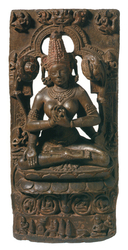 Prajnaparamita (Buddhist Deity): Yellow (4 hands)