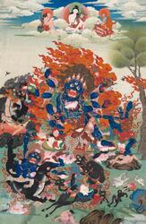 Mahakala (Buddhist Protector): Shadbhuja (Shangpa)