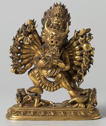 Vajrabhairava (Buddhist Deity): with consort