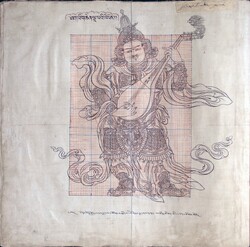 Direction Guardian (Buddhist Deity): Dhritarashtra (East)