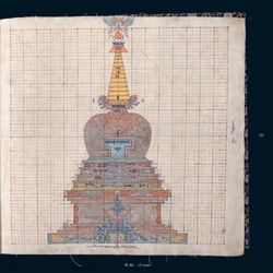 Stupa (Buddhist Reliquary): Painting