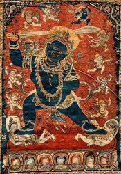 Achala (Buddhist Deity): Blue, Standing