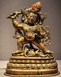 Achala (Buddhist Deity): Blue, Standing