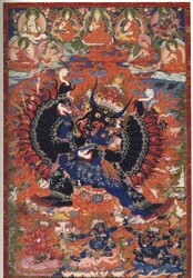 Vajrabhairava (Buddhist Deity): with consort