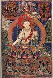Sitatapatra (Buddhist Deity): (One face, two hands)