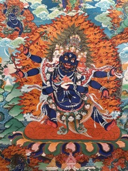 Mahakala (Buddhist Protector): Chaturmukha (Four-Faced)