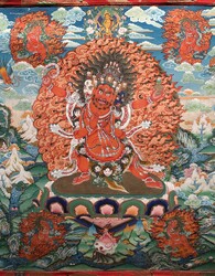 Mahakala (Buddhist Protector): Chaturmukha (Four-Faced)
