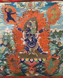 Mahakala (Buddhist Protector): Chaturmukha (Four-Faced)