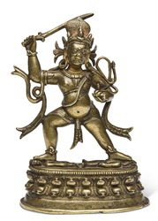Achala (Buddhist Deity): Blue, Standing