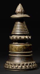 Stupa (Buddhist Reliquary): Metal