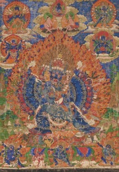 Vajrabhairava (Buddhist Deity): with consort