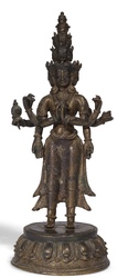 Avalokiteshvara (Bodhisattva & Buddhist Deity): (11 Faces)