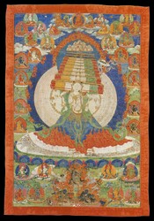 Sitatapatra (Buddhist Deity): (1000 faces, 1000 hands)