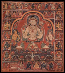 Avalokiteshvara (Bodhisattva & Buddhist Deity): Chaturbhuja (4 hands)