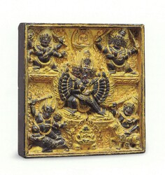 Vajrabhairava (Buddhist Deity): with consort