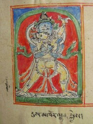 Kalachakra (Buddhist Deity): Sahaja (1 face, 2 hands)