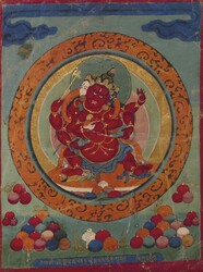 Jambhala (Buddhist Deity): Red (Trapa Ngonshe Lineage)