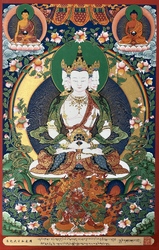 Vairochana Buddha: Sarvavid (Sarvadurgati Tantra)