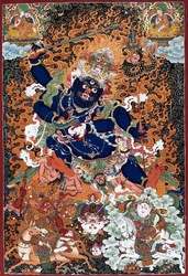 Mahakala (Buddhist Protector): Chaturmukha (Four-Faced)
