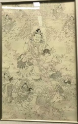 Vaishravana (Buddhist Protector): Riding a Lion