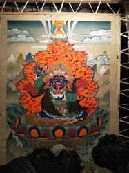 Mahakala (Buddhist Protector): Bernag Chen (Black Cloak)