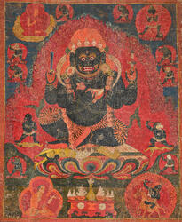 Mahakala (Buddhist Protector): Chaturbhuja (Four-hands)